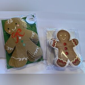 Gingerbread Man Napkins Set of 2 Packages NIP